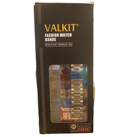 Valkit Two Pack Watch Band 44mm 42mm (galaxy Watches) - Picture 1 of 3